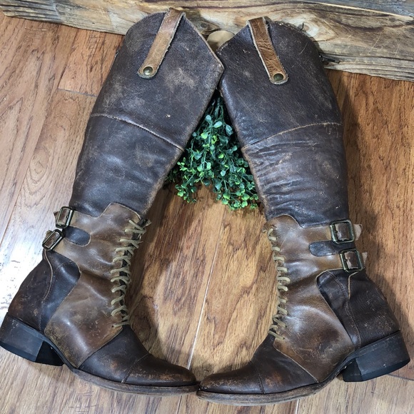 Freebird by Steven Shoes - Freebird by Steven Rare Sadle Riding Boots 6